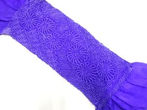 正絹　絞り　帯揚げ